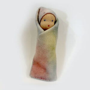 4” Rainbow Babies - Felted in a Bunting